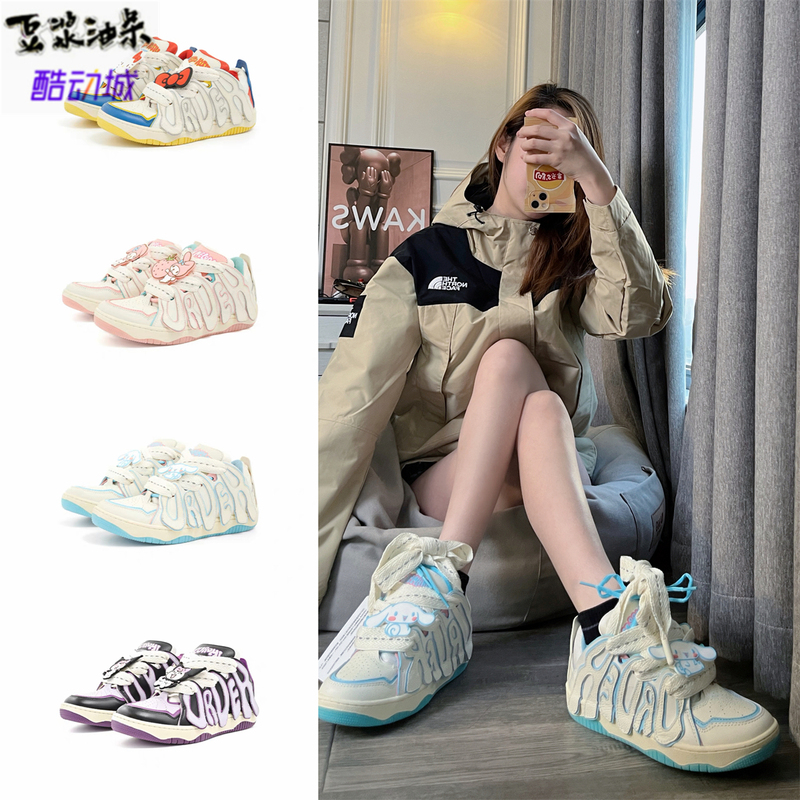 Oldorder X Sanrio Hellokitty Skater 001 Sanrio Co-Branded Bread Skateboard Shoes Oldorder X Sanrio Hellokitty Skater 001 Sanrio Co-Branded Bread Skateboard Shoes