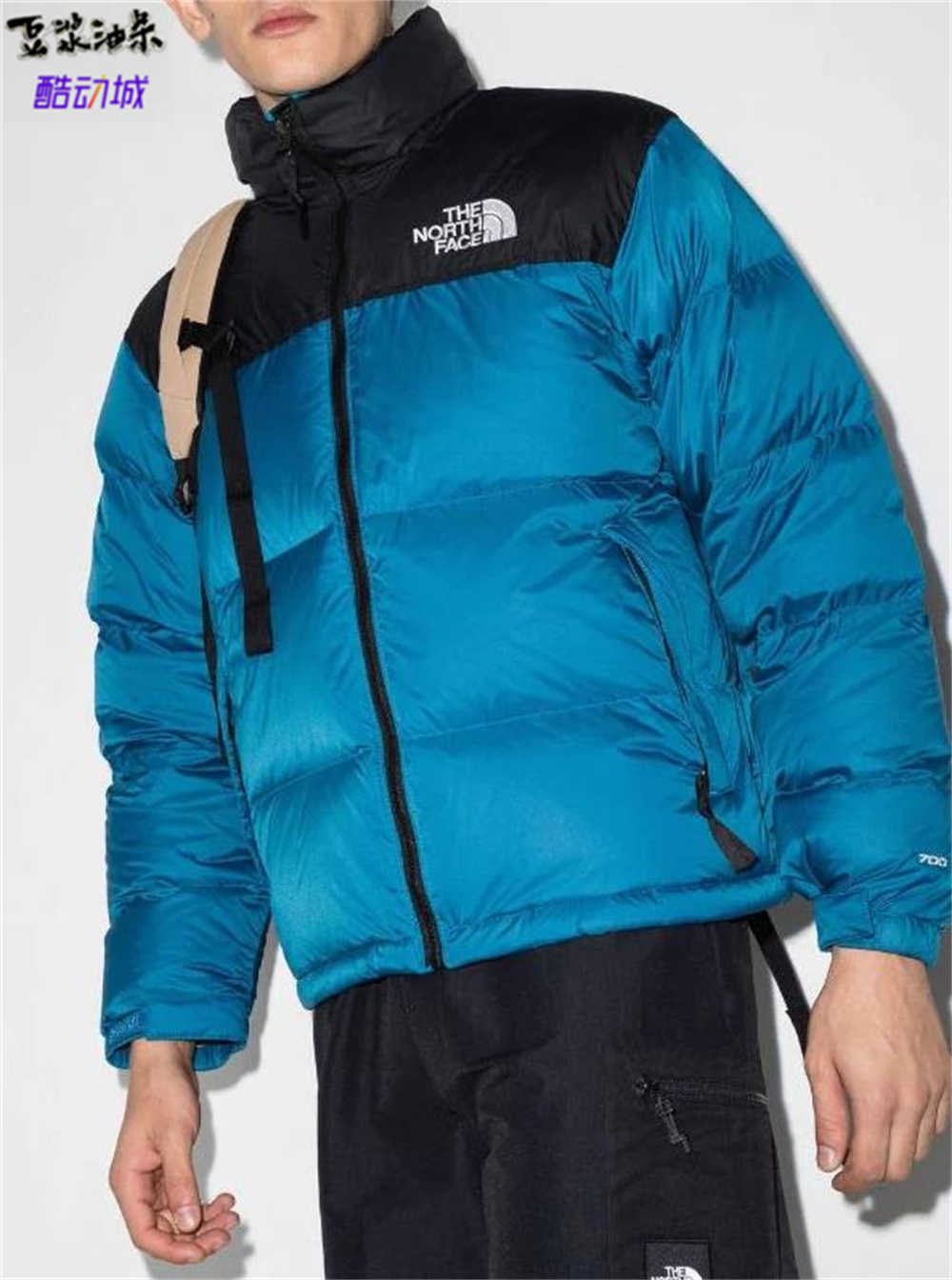 残①新品正規品(ot964)The North Face (L) *黒×Logo黒*【Venture Jacket／ベンチャージャケット】*撥水DryVent採用(マウンテンパーカー) THE NORTH FACE