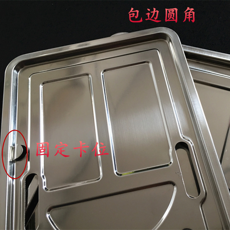 New energy license plate frame stainless steel new traffic regulations green license plate frame 304 thickened license plate tray