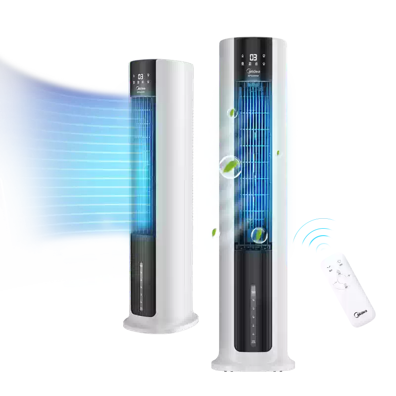 美的7L大水箱冷風機家用塔扇可移動加濕冷風設備適用租房-Taobao-Tmall