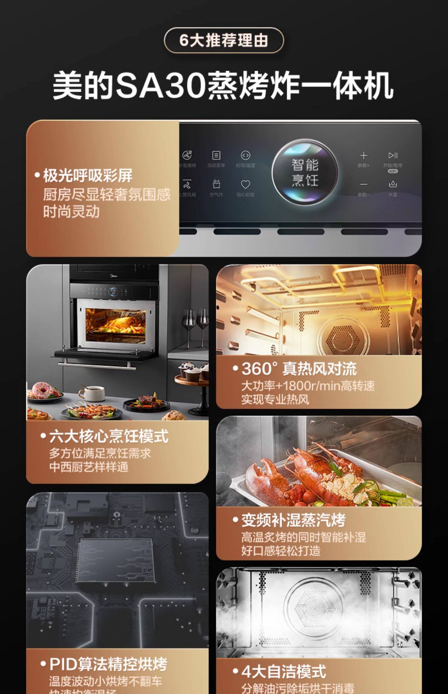 美的蒸烤一體機(jī)