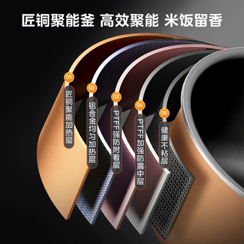 Медиа -рисоварная плита 3 л домохозяйственной многофункциональной мини -рисоварки Приготовление просо 1-2 до 3 человек.