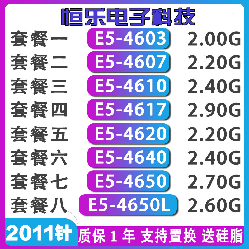 E5-4610 4617 4620 4640 4650 4650L 2011 official version CPU