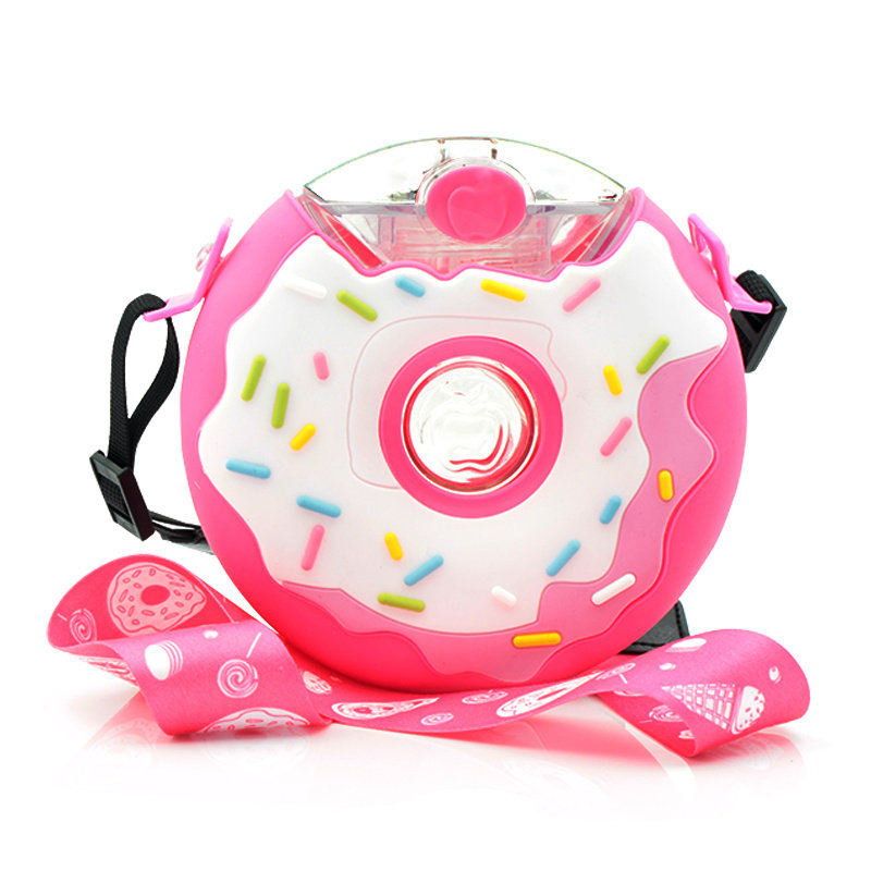 Donut kettle boys and girls cold kettle summer cute girls heat insulation fall resistant boy new baby water cup