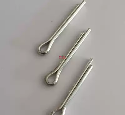 GB91 white zinc-plated A3 steel cotter pin hairhairclip clip Shaw U-shaped pin Shin 3*12-16-20-25-30~60