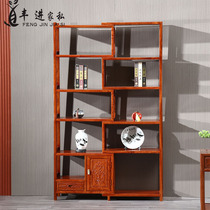 Bogu rack Chinese solid wood storage rack rosewood duobao pavilion living room mahogany tea display cabinet telescopic partition frame