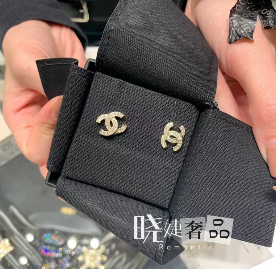 Классические серьги Chanel, бриллиант с буквами, жемчужное украшение, подвеска