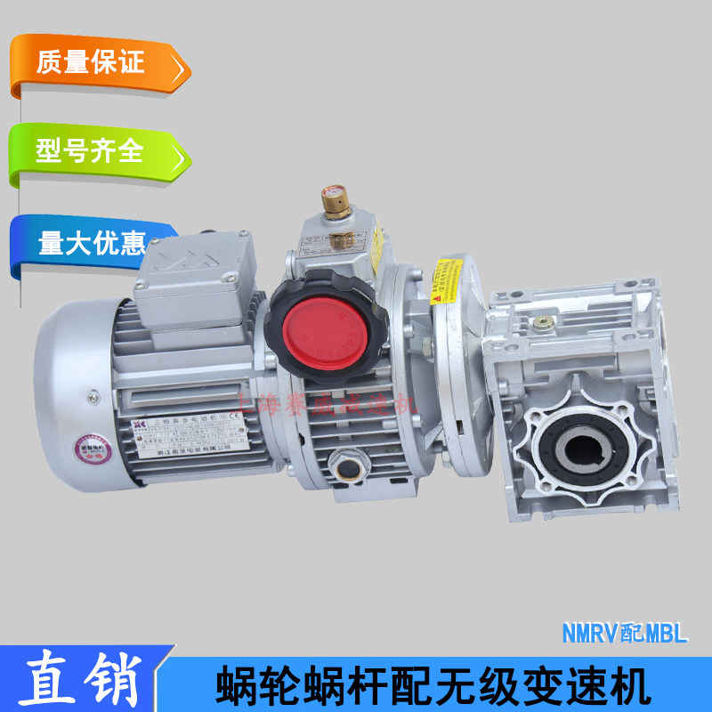 Shanghai Saywei supply reducer MB07Y-0 75 - Rv63 steady transmission machine with worm gear reducer