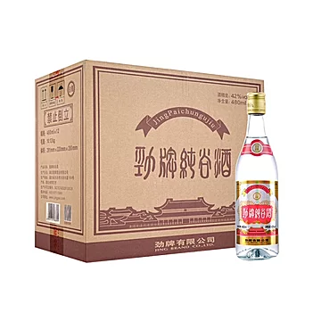 劲牌纯谷酒42度480ml*12