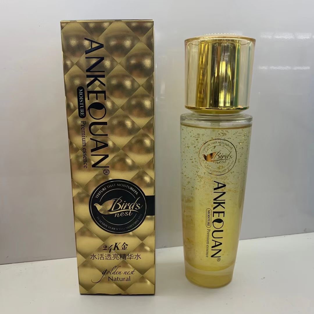 Ankequan 24K gold water live translucent essence water moisturizing firming hydrating soothing skin toner skin care