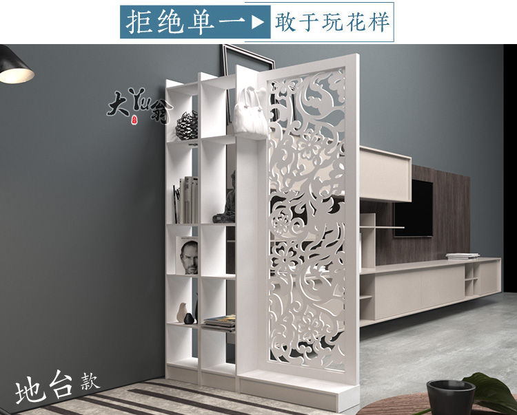 Phong cách châu Âu phân vùng màn hình hiên tủ gấp thời trang đơn giản hiện đại phân vùng tủ phòng khách sảnh phòng ngủ di động đẩy và kéo - Màn hình / Cửa sổ bình phong