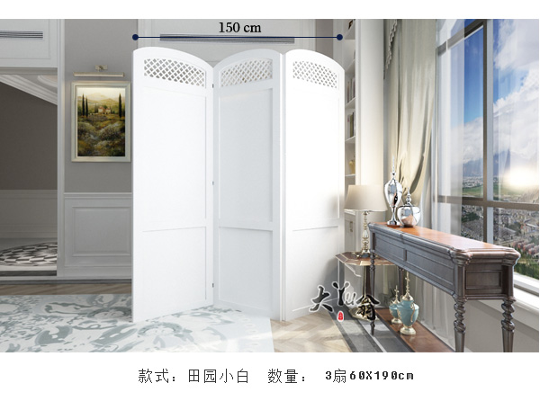 Mục vụ Hàn Quốc màn hình trắng phân vùng thời trang phòng khách phòng ăn hiên bảng trắng màn hình gấp - Màn hình / Cửa sổ vach ngan phong khach dep