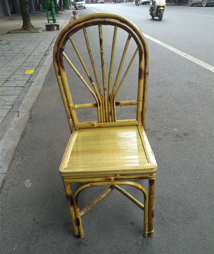 Bàn ghế tre tự nhiên Bàn ghế vuông Khách sạn bàn phở Bàn ghế ăn - Bộ đồ nội thất bộ bàn ghế phòng khách
