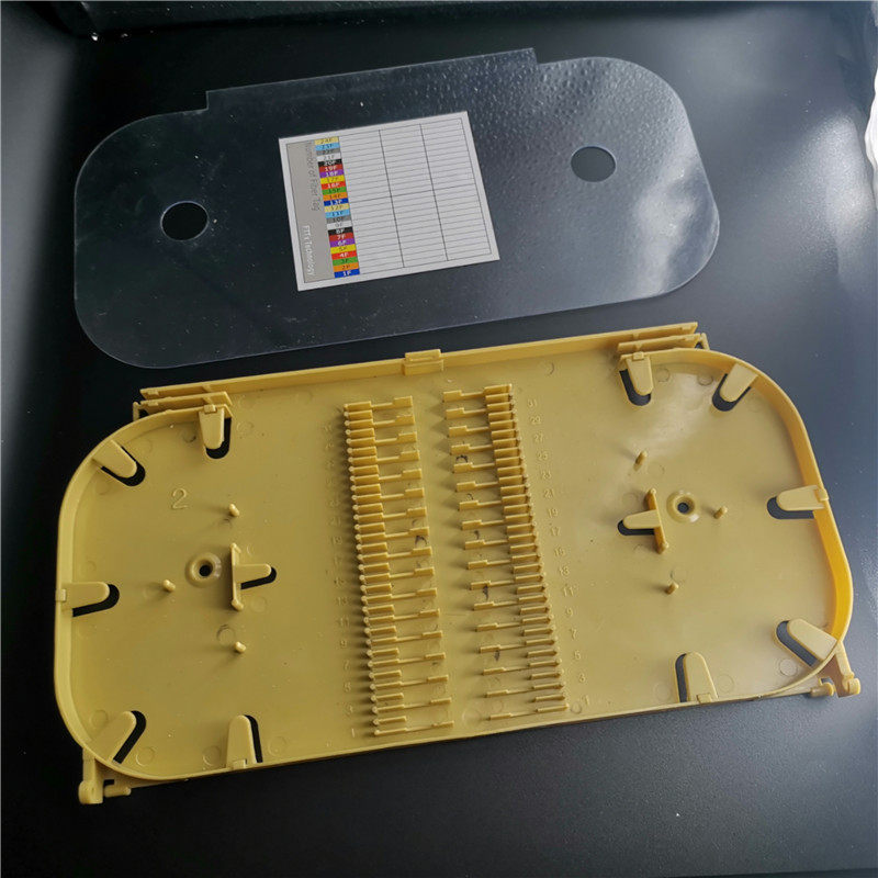 32 core melting fiber disc fiber box Foreign trade optical cable melting fiber disc transparent cover melting fiber box protection box wiring disc A-032