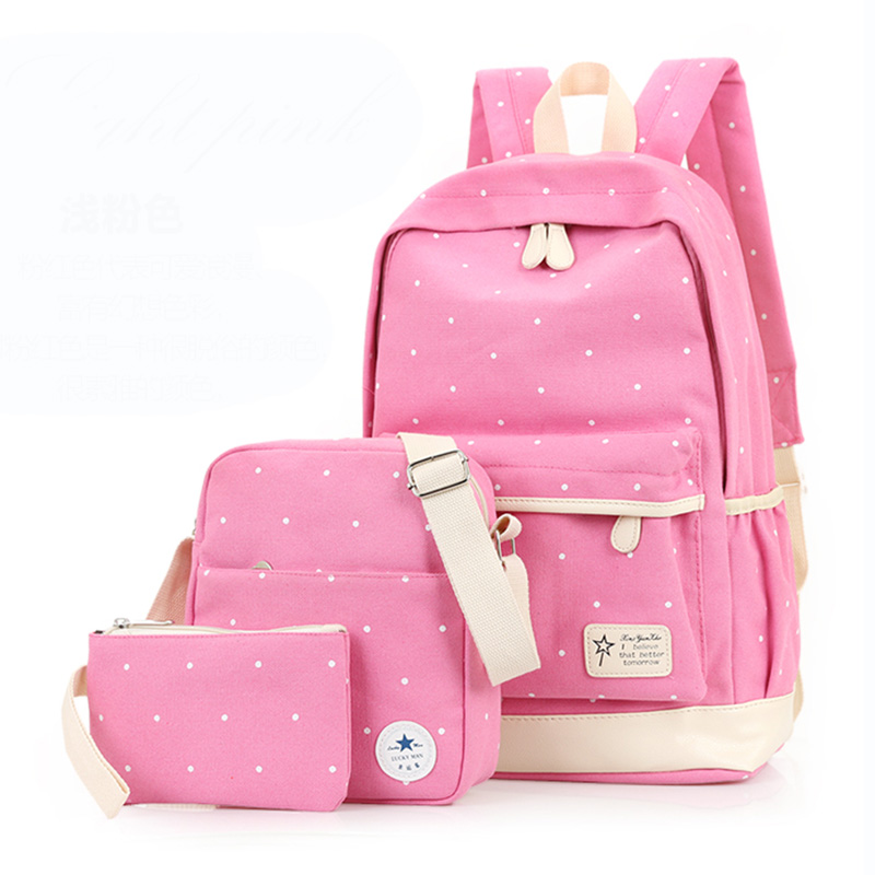 Công suất lớn womens học sinh trung học túi ba lô schoolbag trẻ em du lịch giải trí ba lô ba lô 7-12 tuổi.