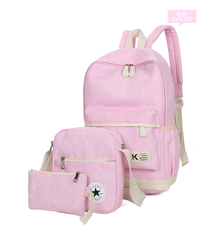 Công suất lớn womens học sinh trung học túi ba lô schoolbag trẻ em du lịch giải trí ba lô ba lô 7-12 tuổi.