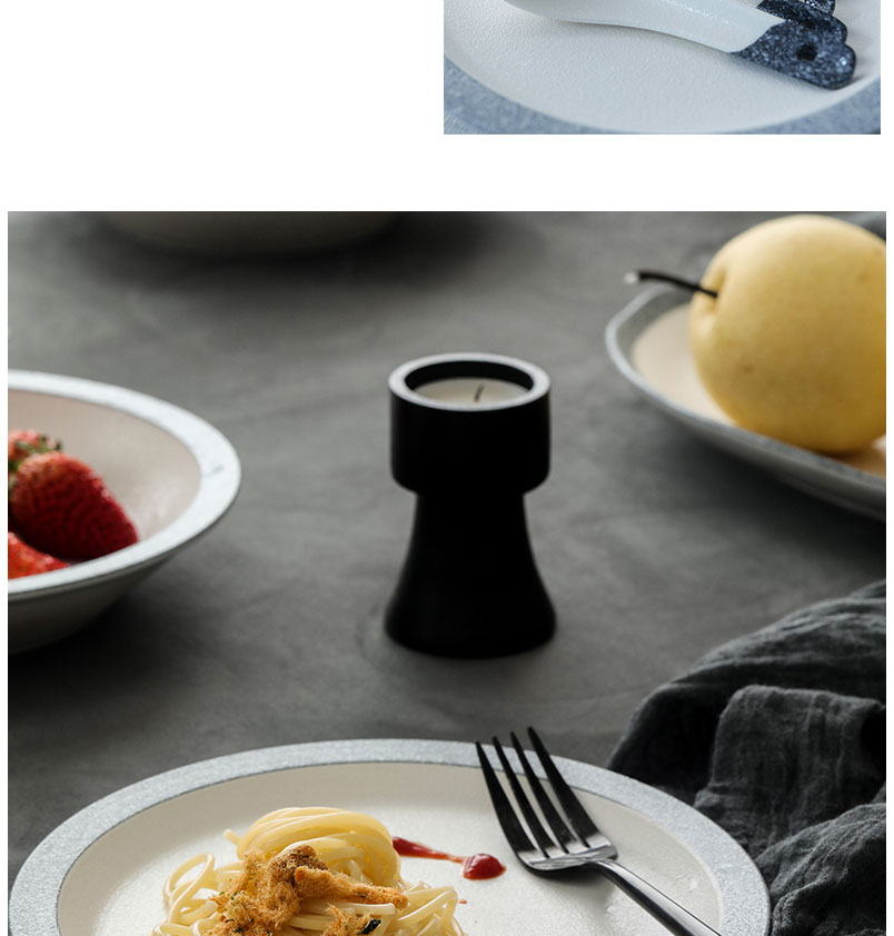 Unknown impression suit creative move tableware ceramics tableware plate Nordic home dishes composite plate