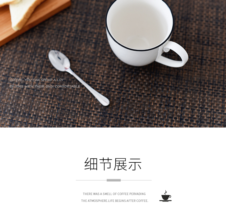 Unknown impression coffee cup small European - style key-2 luxury porcelain teacup ze tian, a cup of coffee in the afternoon cup suit with a spoon