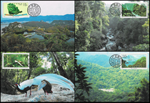 1995-3 Dinghushan stamp limit film Guangdong Zhaoqing Dinghu first day stamp Siquan tourist attraction limit Film