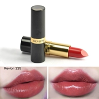 Revlon Lipstick Black Tube Revlon Lipstick Matte Lasting Moisturising Non-Decoloring Bean Paste Aunt Color 225 - Son môi son merzy vỏ xanh