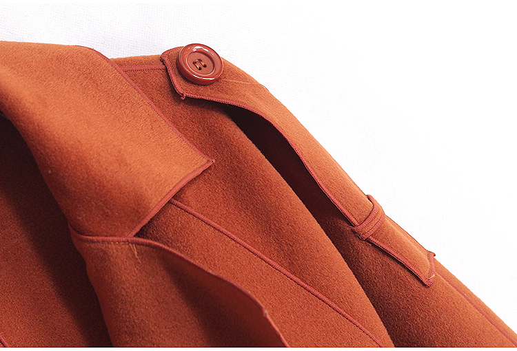 包邮 ~ [真] ~ Mùa giải được đồng bộ với chiếc áo jacket hai mặt cao cấp đôi ngực cao cấp thanh lịch 0.9kg áo khoác lông nữ