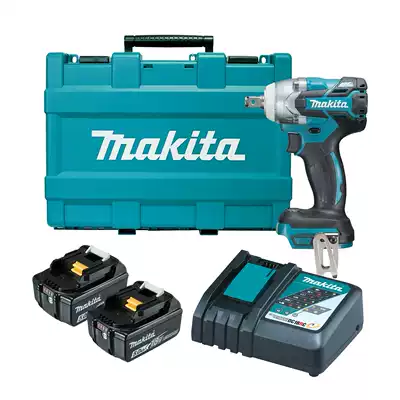 Makita impact wrench DTW285RME steel pipe frame 18V rechargeable brushless wrench disassembly screw reverse self-stop