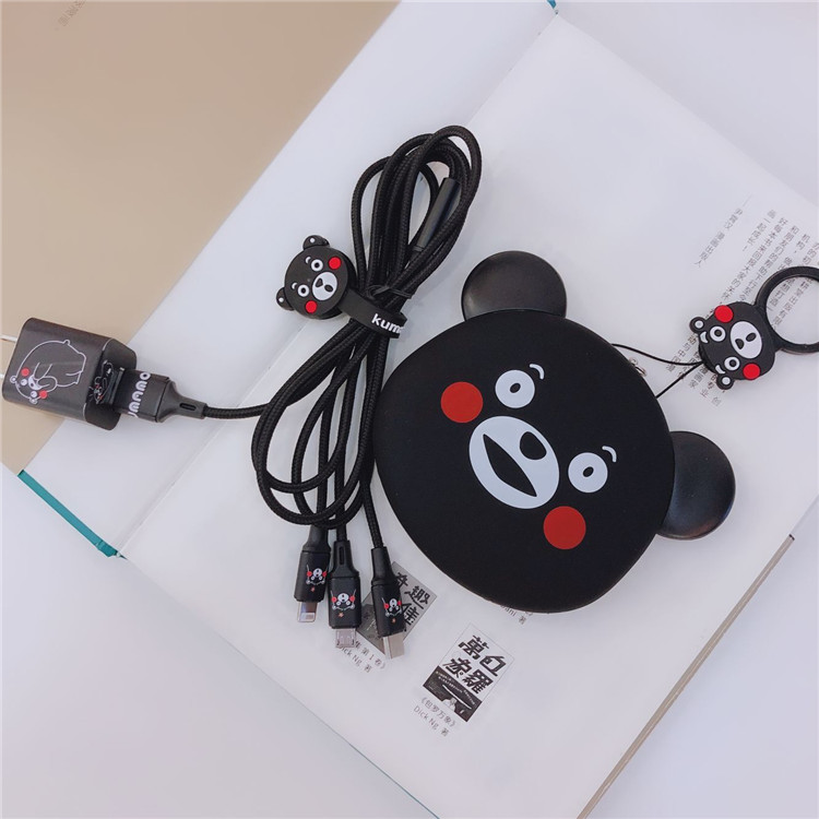 Phim hoạt hình cô gái siêu dễ thương hanfeng gấu nâu dễ thương sạc kho báu cá tính sáng tạo 12000 mAh - Ngân hàng điện thoại di động pin sạc dự phòng 20000mah xiaomi gen 3 18w
