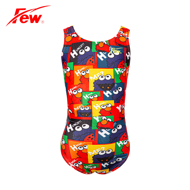 FEW floating new children's professional training cartoon pattern swimsuit fashion comfortable training one-piece swimsuit F3136