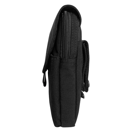 Спортивная вместительная и большая двухэтажная износостойкая дорожная поясная сумка с молнией, ремень