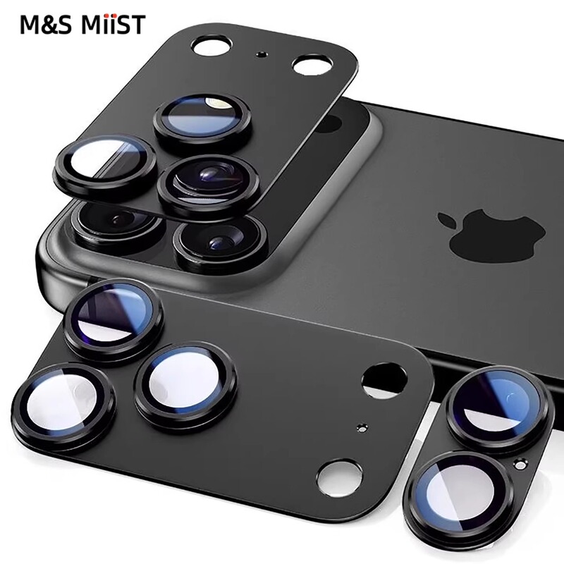 Uk Suitable iPhone 17 Pro Max Lens Film, New High-End Camera Protector for Women, 2025 Apple iPhone 17 Tempered Glass Case, Metal Full Coverage Integrated Anti-Drop and Anti-Scratch Protective Case