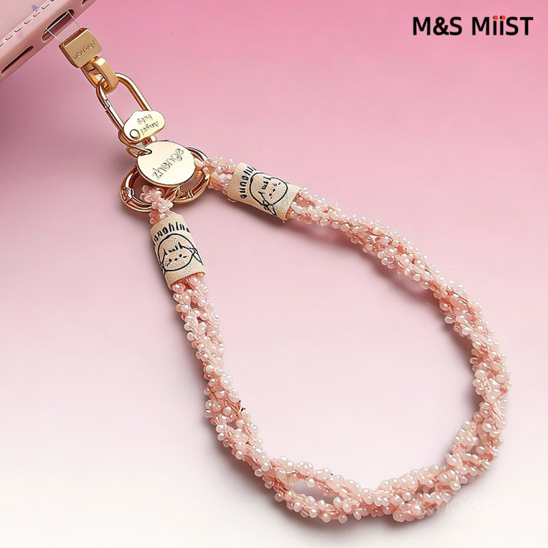 High-End, Super Beautiful and Exquisite Mobile Phone Chain, New Lanyard Pendant, Short Wrist Chain, Outdoor Anti-Lost Mobile Phone Hanging Chain