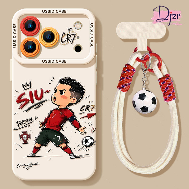 Djzr Iphone17Promax Special Phone Case 17Air2026 New Super Popular Q Version Messi C Ronaldo Apple 16Pro with Lanyard Silicone Soft Case Heat Dissipation 15 Full-Cover Anti-Drop Protective Case Djzr Iphone17Promax Special Phone Case 17Air2026 New Super Popular Q Version Messi C Ronaldo Apple 16Pro with Lanyard Silicone Soft Case Heat Dissipation 15 Full-Cover Anti-Drop Protective Case