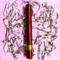 Серебряный, блестящий, 60см