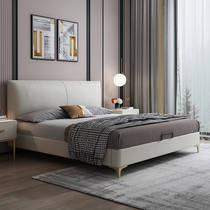 Light luxury ins Minimalist fabric bed Nordic technology cloth bed modern simple double bed 1 8 meters top ten brand beds