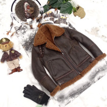 Withstand minus 20 degrees Celsius (sold at the end of the year regardless of cost) thickened Teddy with cracked B6 sheepskin