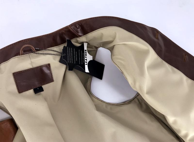 Sonny phúc lợi retro Slim nhập khẩu pha lê mờ đầu sáp da bò da nam vest áo khoác cặp