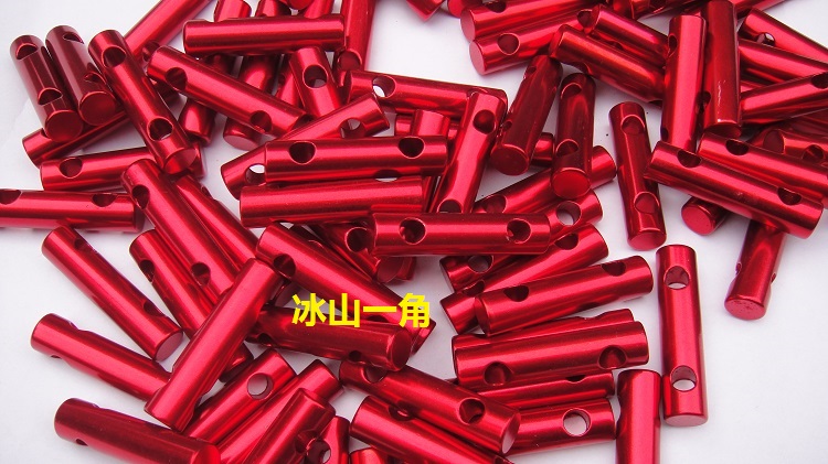 Hợp kim nhôm ngoài trời chính hãng lều tán phụ kiện che nắng tán quảng cáo kính thiên văn hai mắt điều chỉnh dừng dây gió khóa lều cắm trại 10 người