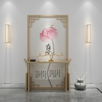 Modern Brief Chinese Solid Wood Screen Partition Living Room Bedroom Hotel Tea Society Customized White Wax Wood Genguan Screen