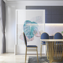 Modern Chinese simplified Nordic solid wood Xuanguan Screen Living room Bedroom Bedroom Base Screen Partition hotel Custom Partition Seat Screen