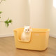 Lele cat oversized cat litter box anti-splash one open cat toilet extra large cat sand box cat supplies