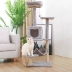 Pet mèo gấp mát với mèo mèo mèo leo khung mùa hè mat mèo nhỏ leo khung mùa hè làm mát mèo nhảy nền tảng - Mèo / Chó Đồ chơi