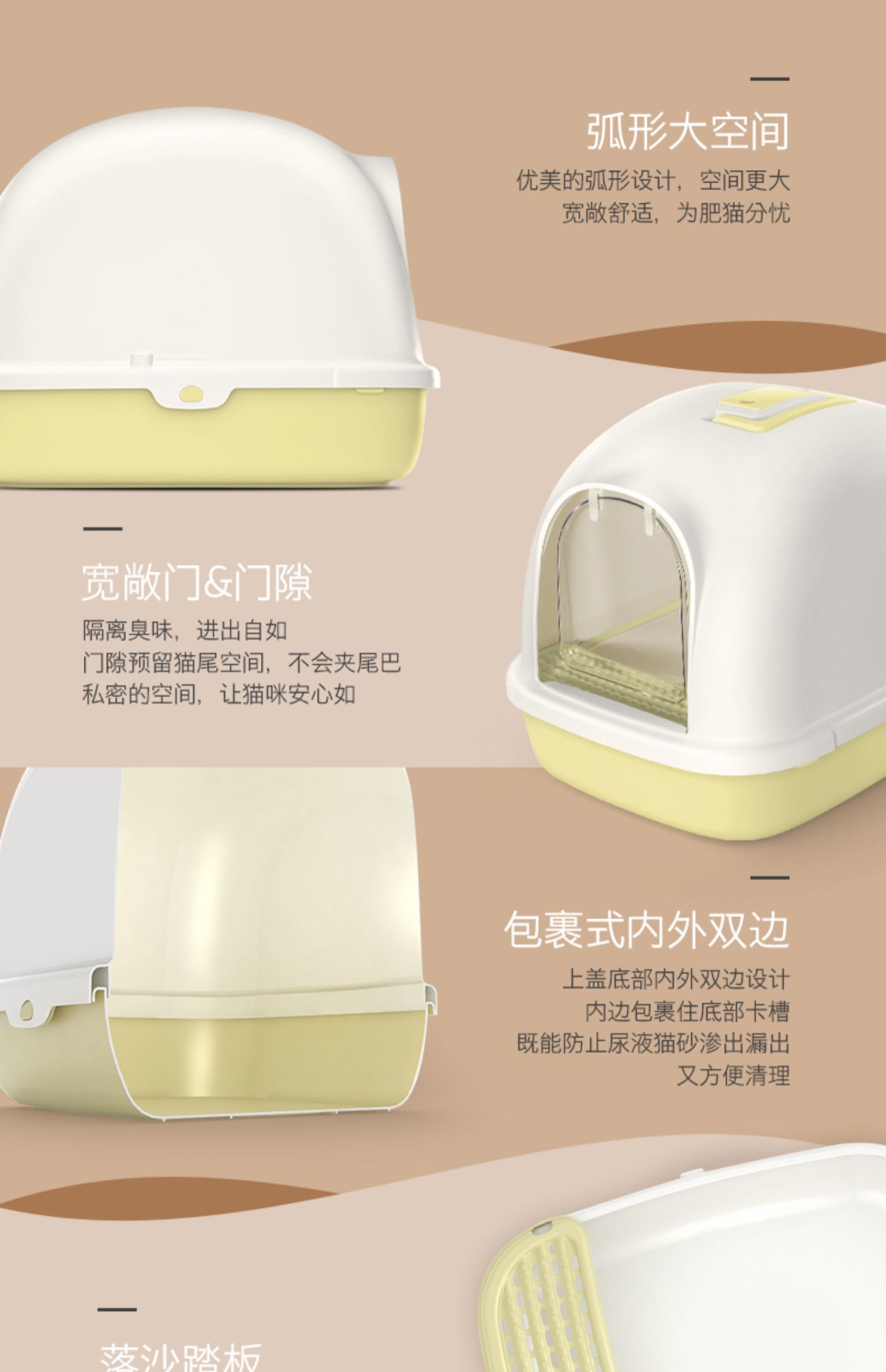 Mèo xả rác kèm theo đầy đủ chất khử mùi chống giật thêm đôi lớn mèo cung cấp kéo cát chậu khử mùi mèo - Cat / Dog Beauty & Cleaning Supplies Lược chải lông FURminator.