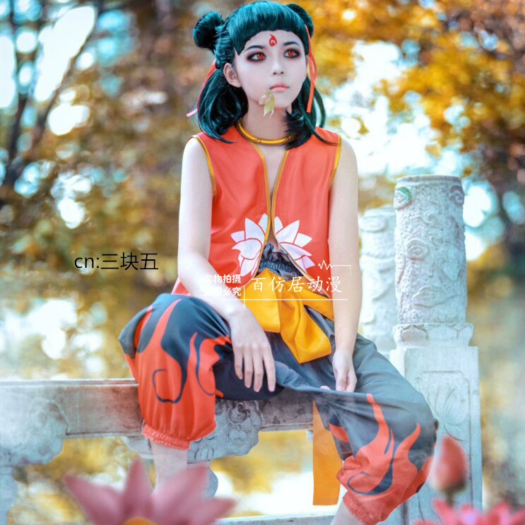 Nezha cos spot ma thuật trang phục cosplay cậu bé - Cosplay