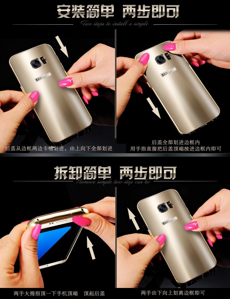 iy Ultra Slim Lightweight Aluminum Metal Bumper Dazzle Color Acrylic Back Cover Case for Xiaomi Mi 5
