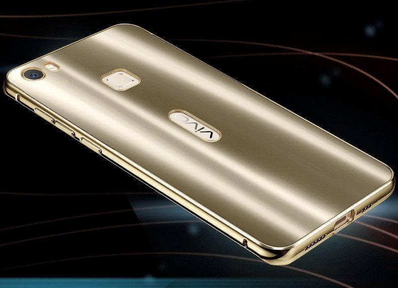 iy Ultra Slim Lightweight Aluminum Metal Bumper Dazzle Color Acrylic Back Cover Case for vivo Xplay5