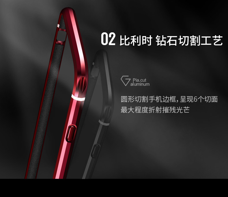 iy Rainbow Aluminum Metal Bumper Dazzle PC Back Cover Case for vivo X20