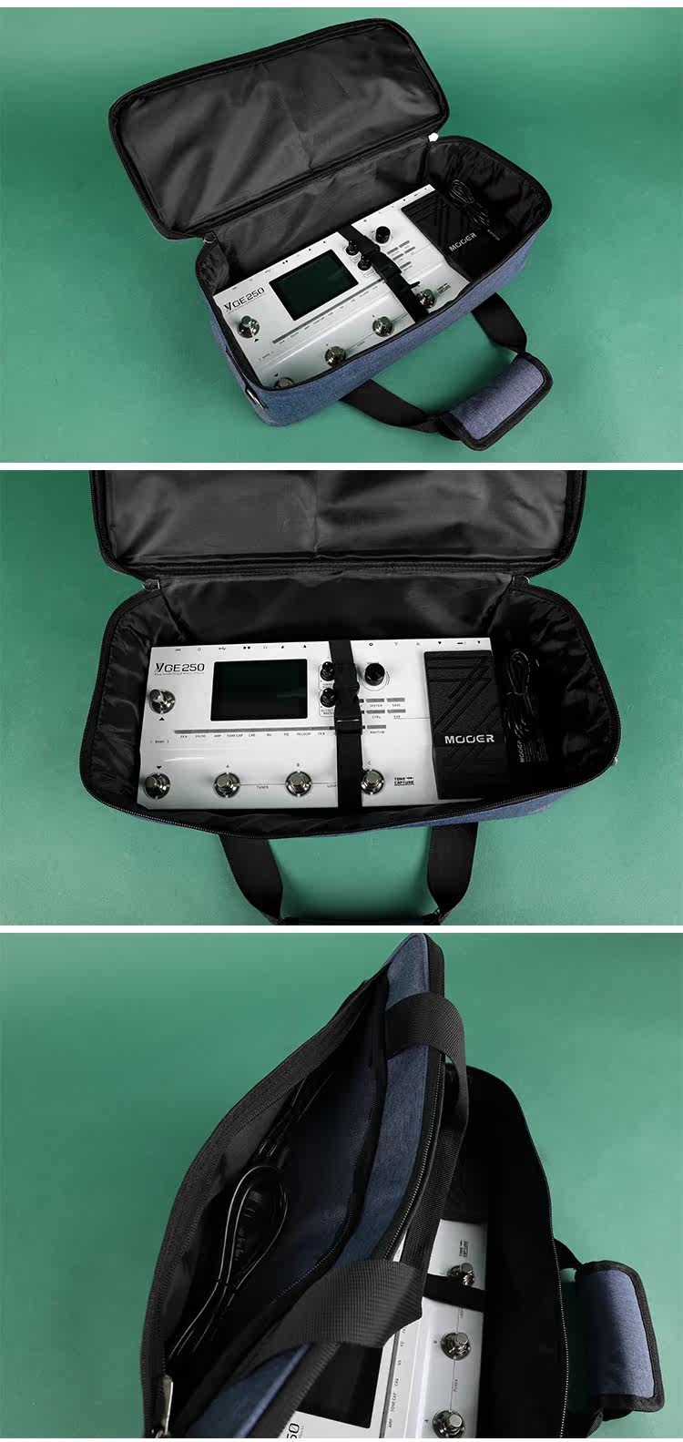 Процессор эффектов 魔耳 mooer ge250/ge150/ge200/ge300 电吉他综合效果器送航空箱