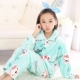 Bé trai 34 mùa đông 5 san hô nhung 6 mặt bích trẻ em 7 mùa đông 8 dày 9 cộng với cotton 10 tuổi Bộ đồ ngủ bé trai các loại khóa nới rộng áo lót