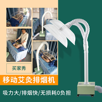 Moxibustion smoke exhaust system health hall traditional Chinese medicine hospital mobile smoking machine household smoke purifier smoking artifact cover