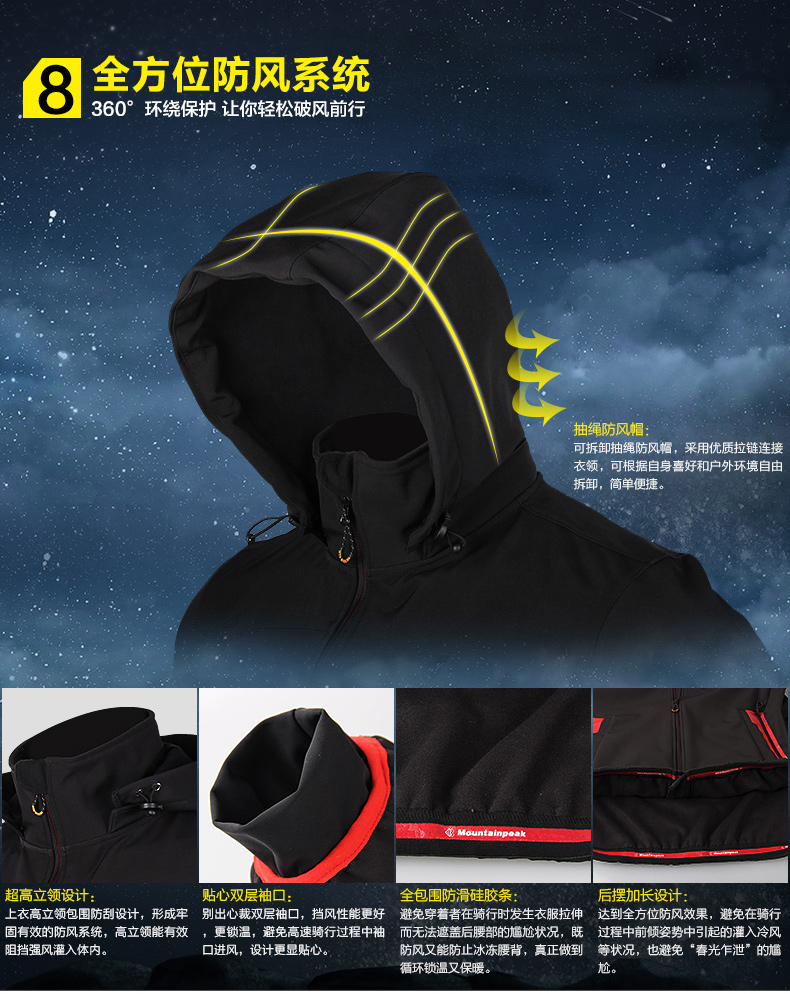 Tenue de cyclisme mixte MOUNTAINPEAK - Ref 2212779 Image 15